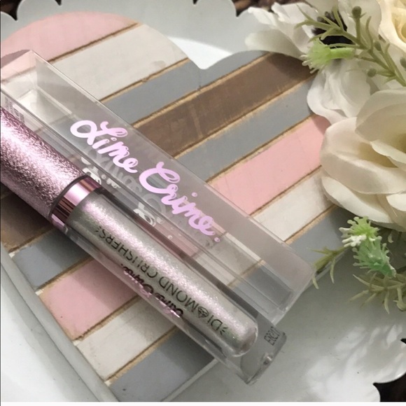 ❇️PINK PEARL Lime Crime DISCONTINUED Diamond Crushers Lip Topper NWT - Picture 7 of 7